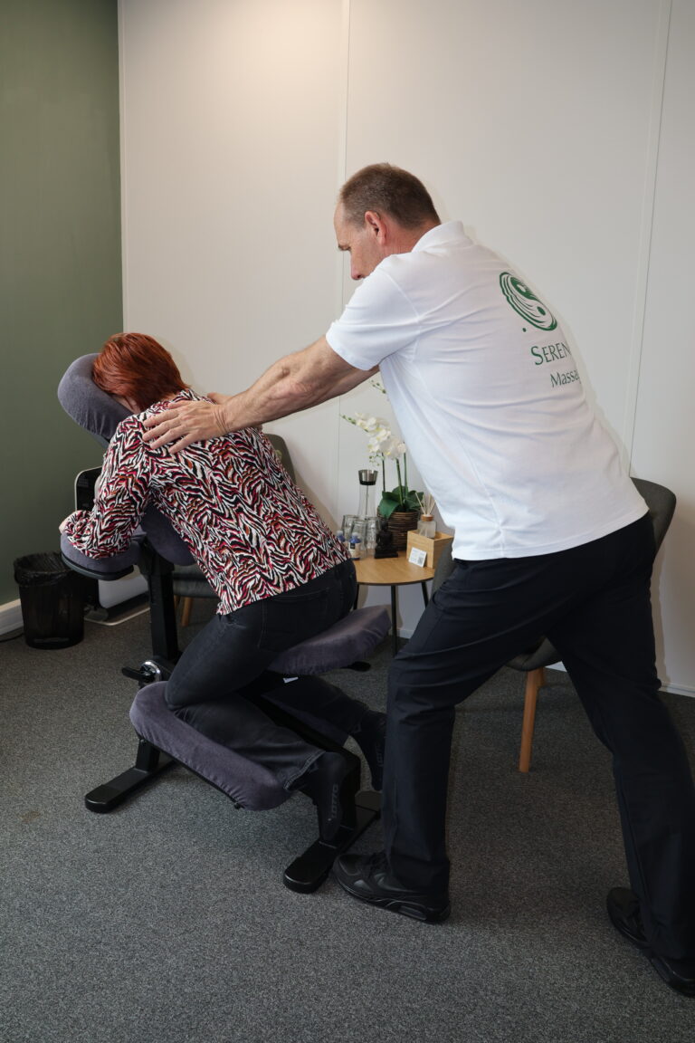 Stoelmassage bij SereniQi